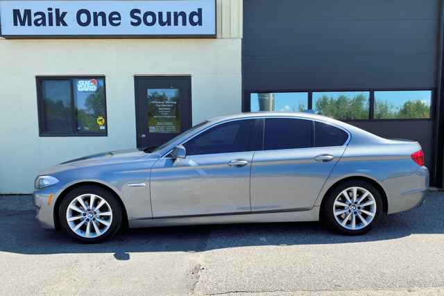2013 BMW 535 with professional window tint in North Bay